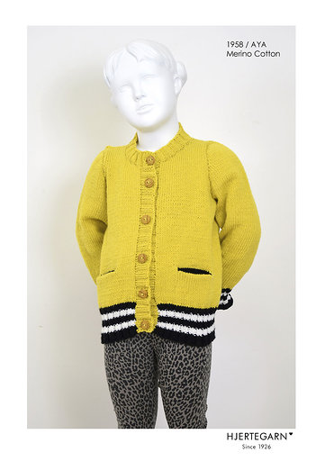 1958 Aya Strikkeopskrift Strikkekit Kun Strikkeopskrift - Strikkeopskrifter