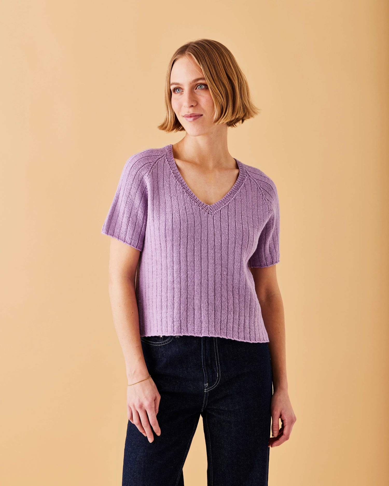 Strikkeopskrift Strikkekit Lillemor Shirt Bred Rib 892813 Strikkekit Lillemor Shirt Bred Rib 892813 Str - Strikkeopskrifter