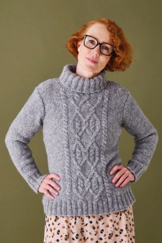 Alice Permin Strikkeopskrift Strikkekit Aransweater 896295 Aransweater 896295 Kun Strikkeopskrift - Strikkeopskrifter