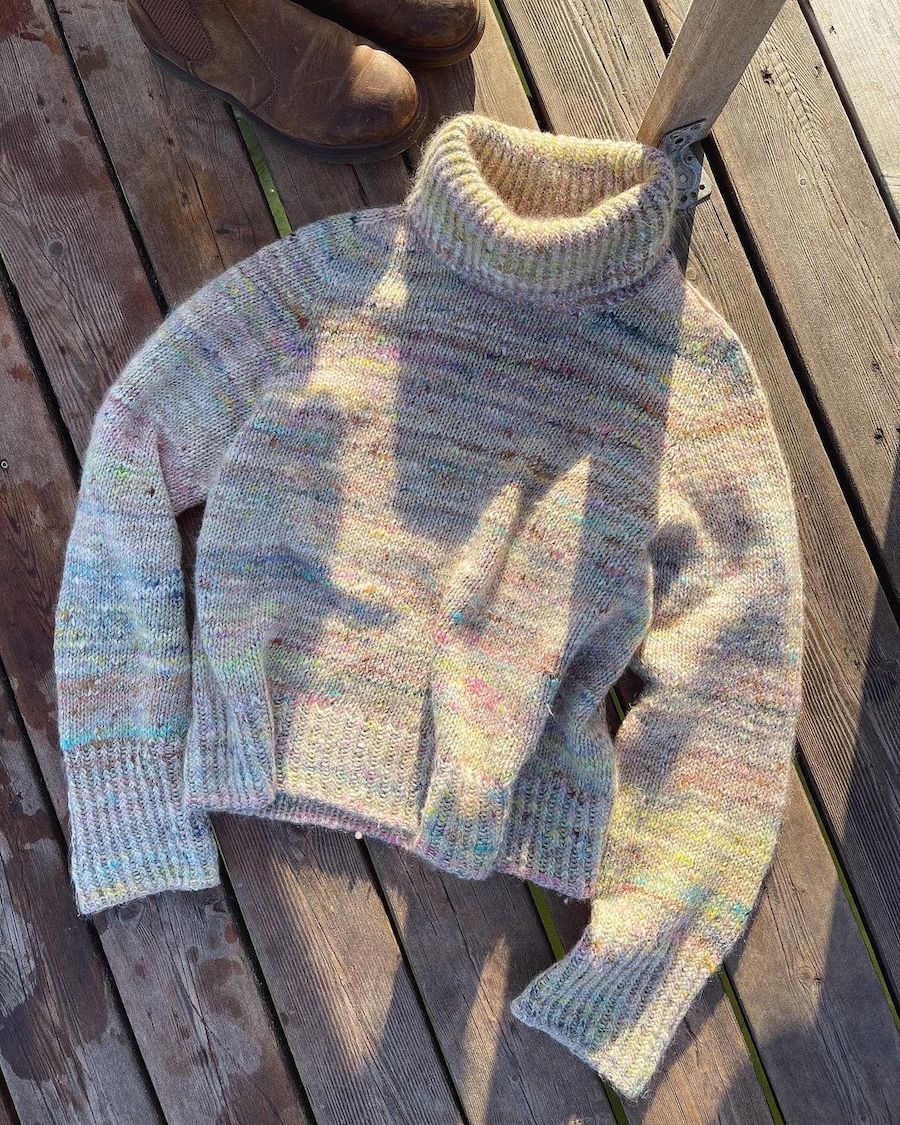 Terazzo Sweater - Petite Knit Strikkeopskrifter
