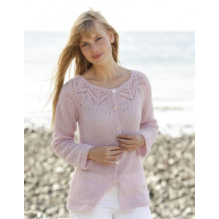 Pink Connection Cardigan Drops Design Jakke Strikkeopskrift Str Xxxl - Strikkeopskrifter  - 5713419994079