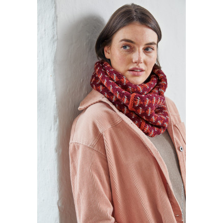 Cool Wool Big Dobbelt Loop Lana Grossa Dobbelt Loop Strikkeopskrift Str 120 120cm - Lana Grossa Strikkeopskrifter  - 5713419923789