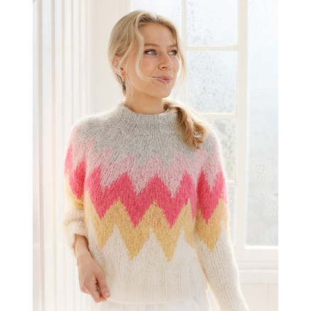 Pink Lemonade Sweater Drops Design Bluse Strikkeopskrift Str Xxxl - Strikkeopskrifter  - 5713419913919