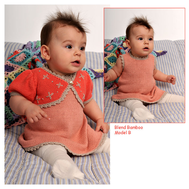 Baby Strikkeopskrift Blend Bamboo - Strikkeopskrifter