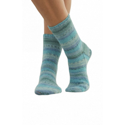 Blue Notes Drops Design Sokker Strikkeopskrift Str - Strikkeopskrifter  - 5713419987590