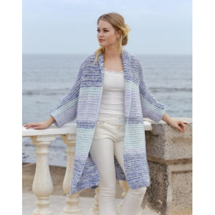 Mare Drops Design Jakke Strikkeopskrift Str Xxxl - Strikkeopskrifter  - 5713419963228