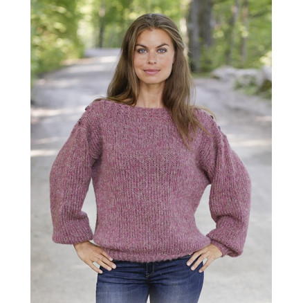 Raspberry Flirt Drops Design Bluse Strikkeopskrift Str Xxxl - Strikkeopskrifter  - 5713419959801