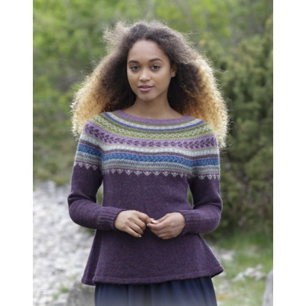 Blueberry Fizz Drops Design Bluse Hue Strikkeopskrift Str Xxxl - Strikkeopskrifter  - 5713419965680