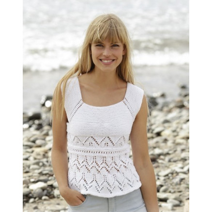 Aura Drops Design Top Strikkeopskrift Str Xxxl - Strikkeopskrifter  - 5713419988078