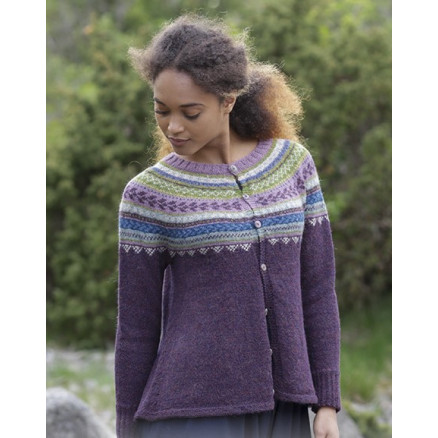 Blueberry Fizz Jacket Drops Design Jakke Strikkeopskrift Str Xxxl - Strikkeopskrifter  - 5713419965673