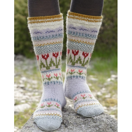 Always Winter Drops Design Sokker Strikkeopskrift Str - Strikkeopskrifter  - 5713419965796