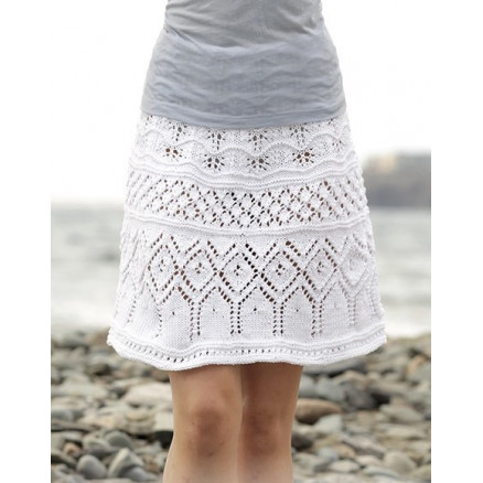 Summer Elegance Drops Design Nederdel Strikkeopskrift Str Xxxl - Strikkeopskrifter  - 5713419990552