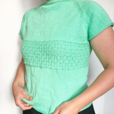 Kaktus Tee Rito Krea Top Strikkeopskrift Str - Rito Krea Strikkeopskrifter  - 5713419925714
