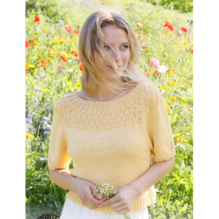 Sunny Song Drops Design Top Strikkeopskrift Str Xxxl - Strikkeopskrifter  - 5713419914428
