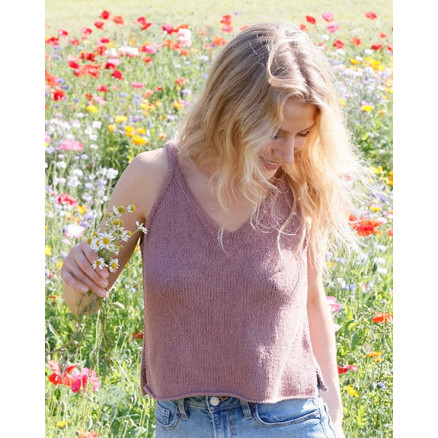 About Spring Drops Design Top Strikkeopskrift Str - Strikkeopskrifter  - 5713419914213