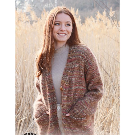 All About Autumn Cardigan Drops Design Cardigan Strikkeopskrift Str Xxxl - Strikkeopskrifter  - 5713419912844