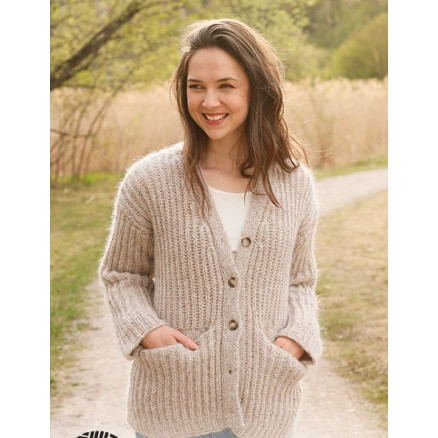 Autumn Medley Cardigan Drops Design Cardigan Strikkeopskrift Str Xxxl - Strikkeopskrifter  - 5713419912585