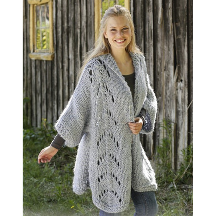 Comfort Zone Drops Design Jakke Strikkeopskrift Str Xxxl - Strikkeopskrifter  - 5713419959924