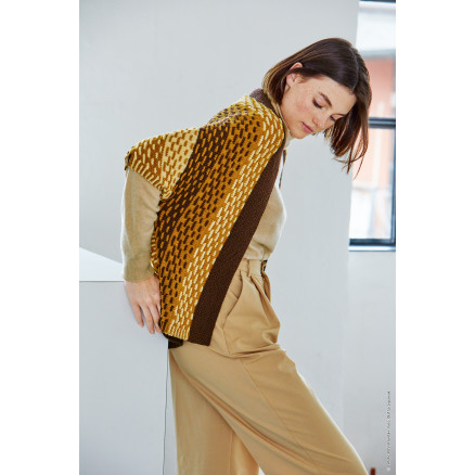 Cool Wool Vest Lana Grossa Vest Strikkeopskrift Str - Lana Grossa Strikkeopskrifter  - 5713419923987